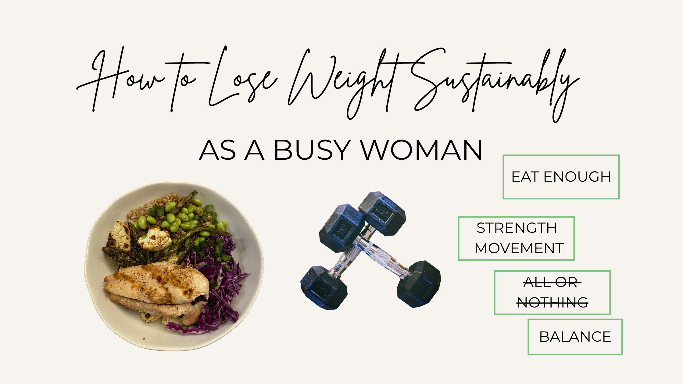 How To Lose Weight Sustainably As A Busy Woman