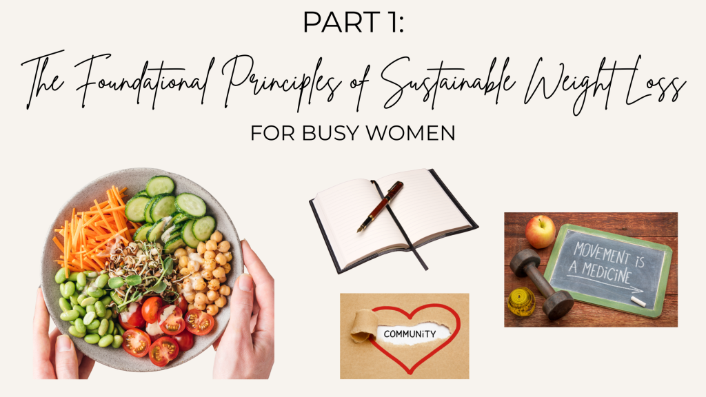 Part 1: The Foundational Principles of Sustainable Weight Loss for Busy&nbsp;Women